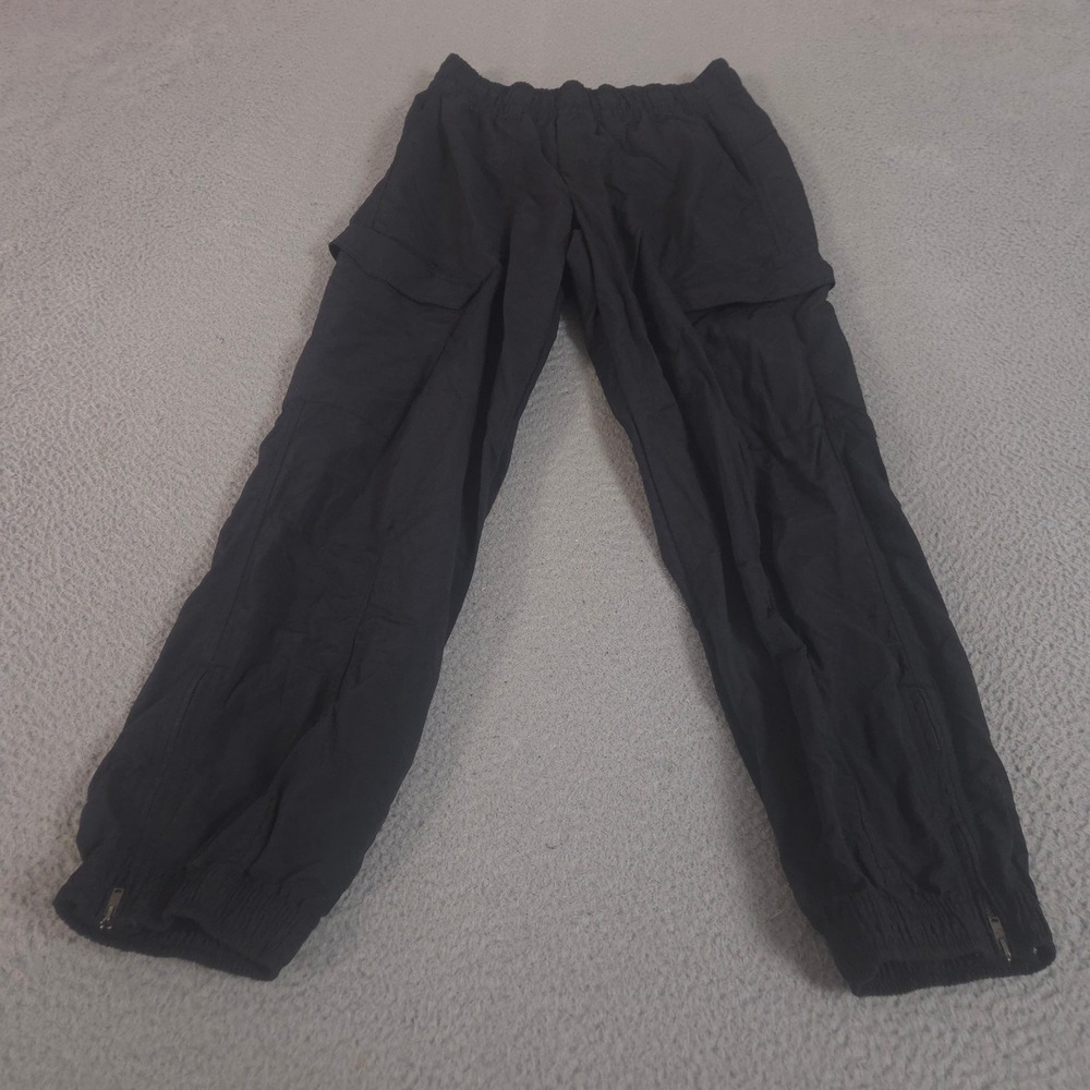 Old Navy Pants Womens M High-Waisted Ankle-Zip Cargo Joggers Quick Dry Nylon